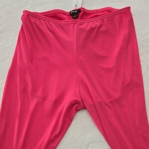 Nasty Gal Mesh Boot‎ Pants - Pink, Festival, Size L